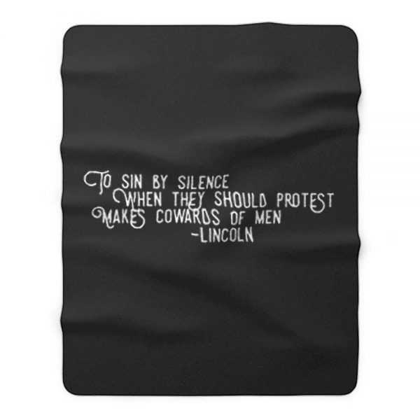 to sin by silence Fleece Blanket