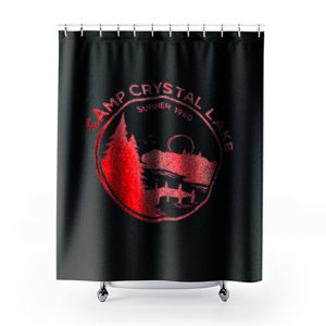 1980 Camp Crystal Lake Counselor Shower Curtains