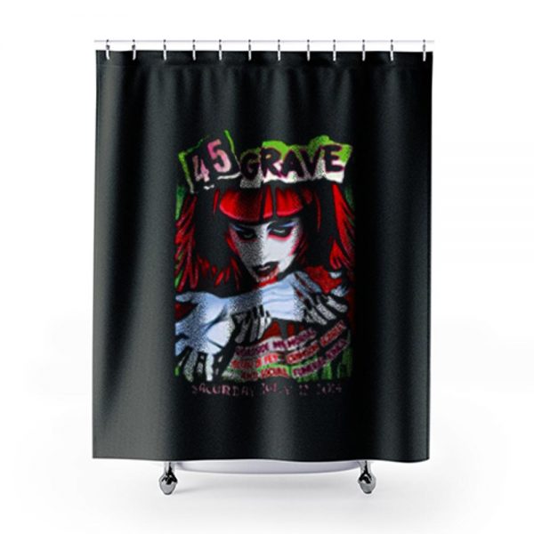 45 Grave Shower Curtains