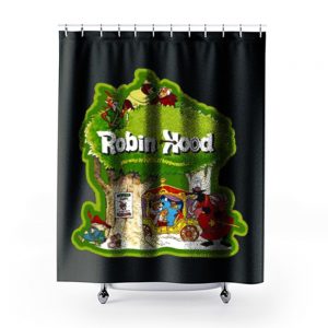 70s Disney Animated Classic Robin Hood Shower Curtains