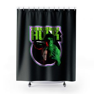 70s Tv Classic The Incredible Hulk Poster Art Shower Curtains