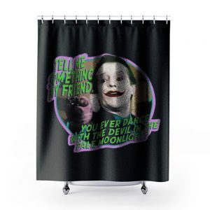 80s Classic Batman The Joker Dance With the Devil Shower Curtains