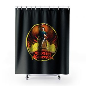 80s Samurai Classic Shogun Assassin Lone Wolf Cub Poster Art Shower Curtains