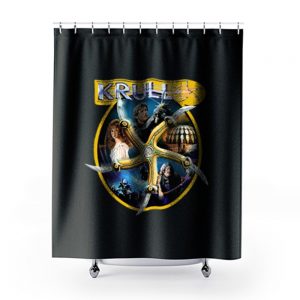 80s Sci Fi Classic Krull Poster Art Shower Curtains