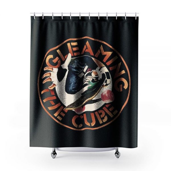 80s Skateboarding Classic Gleaming the Cube Shower Curtains
