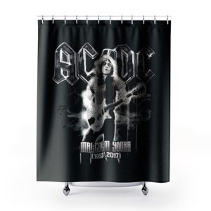 ACDC Malcolm Young Shower Curtains