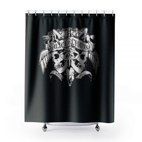 ALICE IN CHAINS SKULLS Shower Curtains