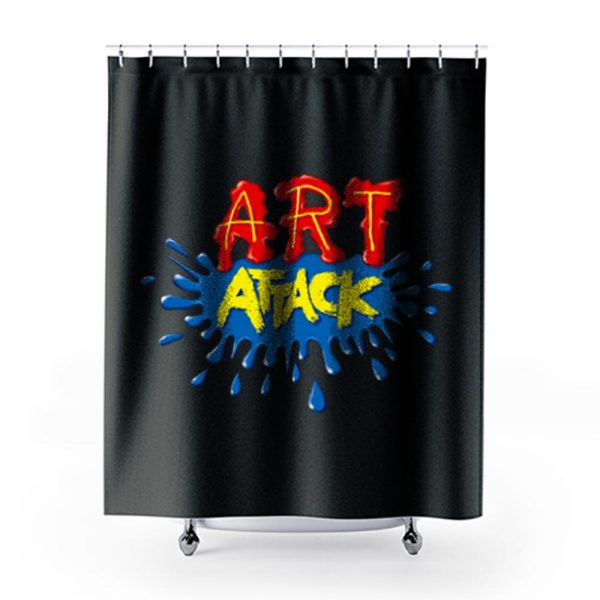 ART ATTACK Shower Curtains