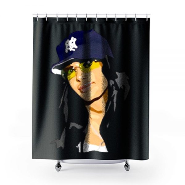 Aaliyah New York Trucker Caps Shower Curtains
