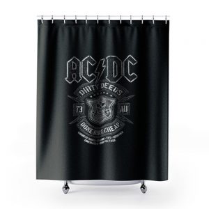Acdc Dirty Deeds Shower Curtains