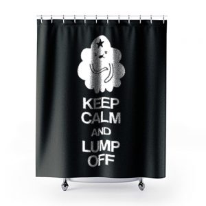 Adventure Time Keep Calm And Lump Of Shower Curtains