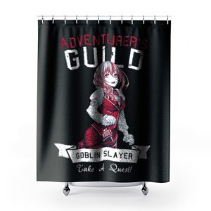 Adventurers Guild Girl Goblin Slayer Shower Curtains