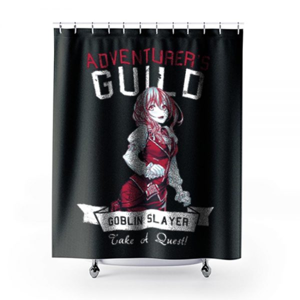 Adventurers Guild Girl Goblin Slayer Shower Curtains