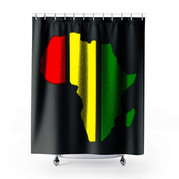 African Rasta Rastafarian or Reggae Shower Curtains