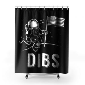 American Dibs Moon Shower Curtains