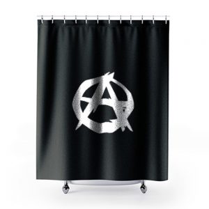 Anarchie Zeichen Damen Shower Curtains