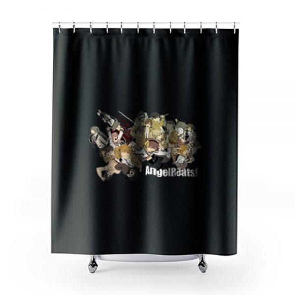 Angel Beats Anime Shower Curtains