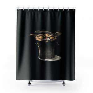 Angry Cat In Trash Shower Curtains