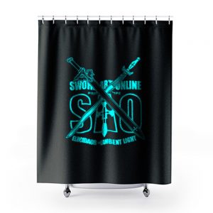Anime Sword Art Online Sao Shower Curtains