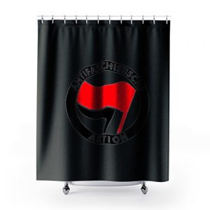 Antifaschistische Aktion Shower Curtains