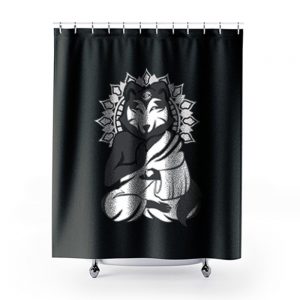 Are You Aware Wolf Shower Curtains