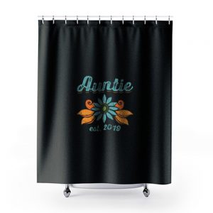 Auntie Est. 2019 Shower Curtains