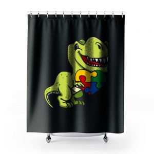 Autism Dinosaur Autism Awareness Autism Shower Curtains