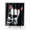 Bart Simsons Skul Devil Funny Shower Curtains