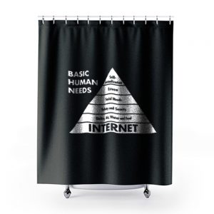 Basic Human Needs Internet Shower Curtains