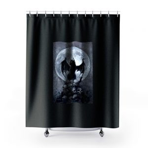 Bat Cat Shower Curtains