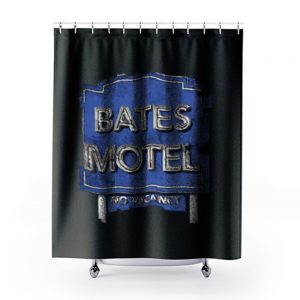 Bates Motel Old School distressed Shower Curtains