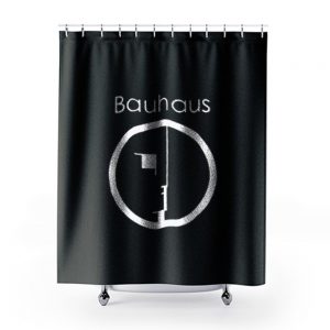 Bauhaus Spirit Logo Shower Curtains