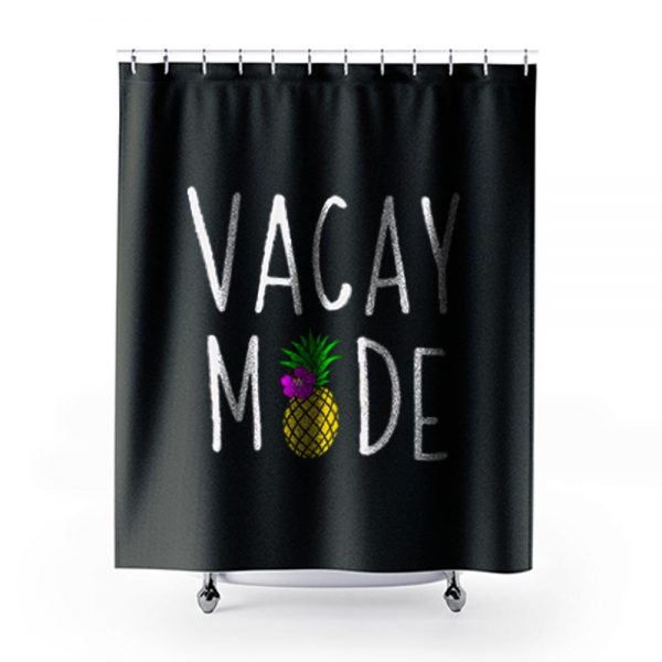 Beaches Vacay Mode Shower Curtains