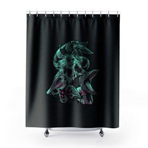 Beetlejuice Sand Worms Shower Curtains