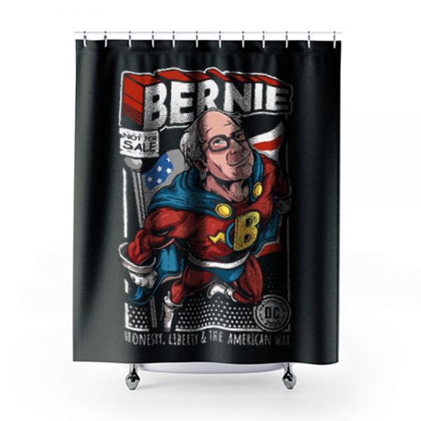 Bernie Sanders Superhero To The Rescue 2020 Shower Curtains