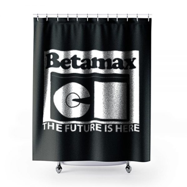 Betamax Retro Classic 1970s Shower Curtains