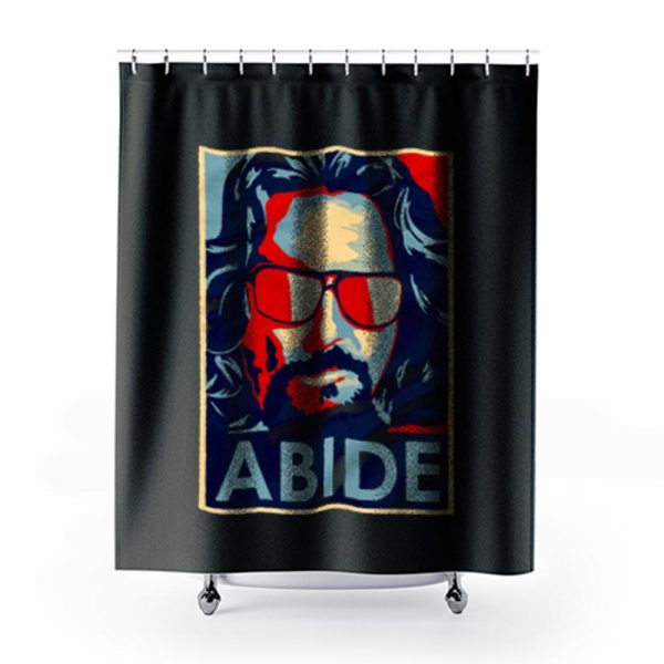 Big Lebowski Abide Hope Style The Dude Shower Curtains