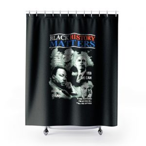 Black History Matters Shower Curtains