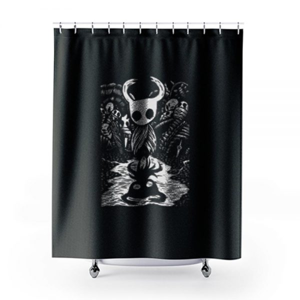 Black Hollow Nights Shower Curtains