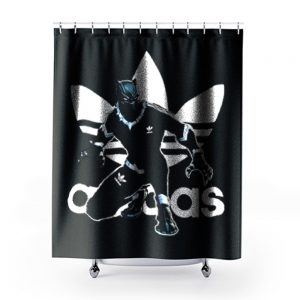 Black Panther Athletic Wear Oldskool Shower Curtains
