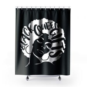 Black Queen Black Live Matter Shower Curtains