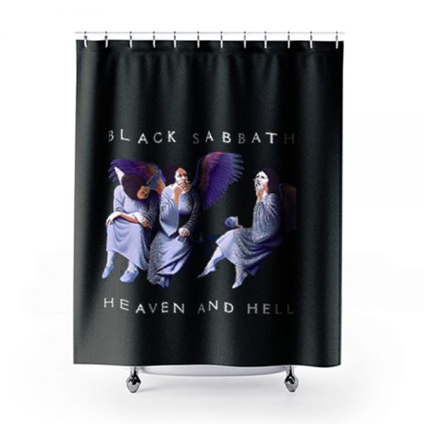Black Sabbath Heaven And Hell Shower Curtains