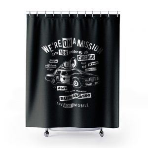 Blues Brothers Car Shower Curtains