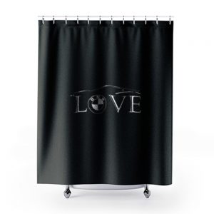 Bmw Love Mpower Shower Curtains
