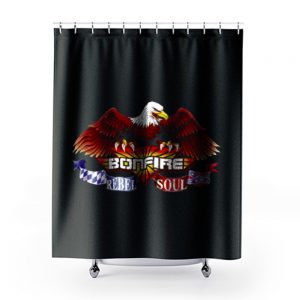 Bonfire Rebel Soul Shower Curtains