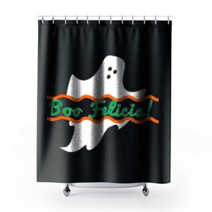 Boo Felicia Halloween Shower Curtains