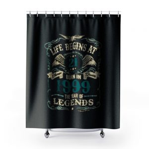 Born In 1999 Year Of Legends Shower Curtains