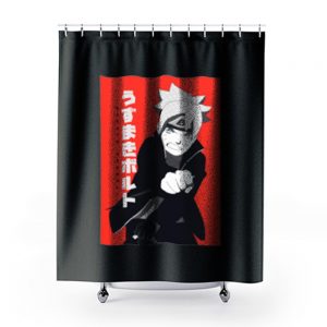 Boruto Uzumaki Next Generation Anime Shower Curtains