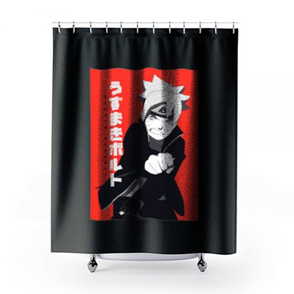 Boruto Uzumaki Next Generation Anime Shower Curtains