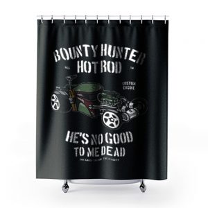 Bounty Hunter Hot Rod Death Race Shower Curtains